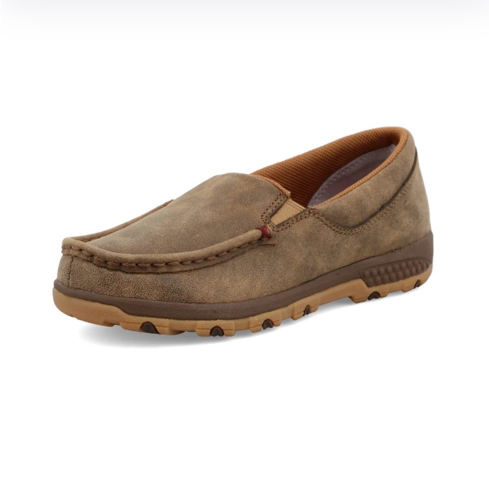 Twisted X Women’s Slip-On Driving Moc Leather Size 6M Flawed